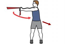 Lunge latéral avec rotation du tronc