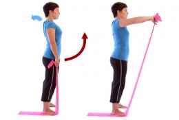 Élévations frontales avec élastique