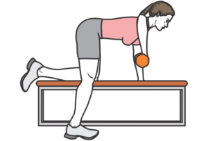 Rowing unilatéral haltère