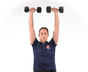 développé épaule haltères