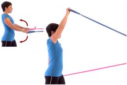 Tirage vertical alterné debout