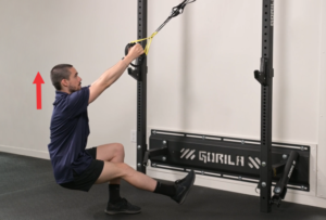 exercice TRX pistol squat