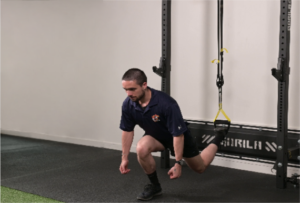 exercice fente TRX